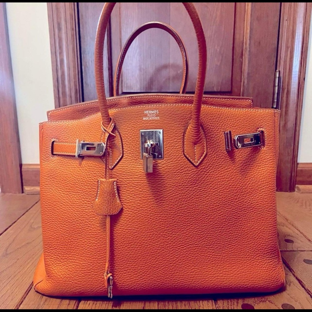 Vintage Clemence Birkin 35 with Palladium Hardware